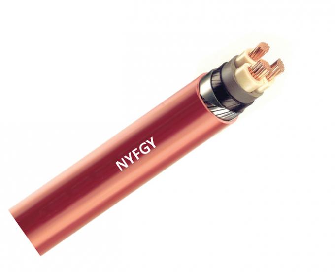 電流を通された平らな鋼線のArmouringが付いているNYFGY DIN VDE 0271の低電圧ケーブルの銅