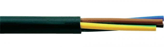 VDE0282 2Core 0.6mmの銅のコンダクター ケーブル、H05RR - Fのゴム製適用範囲が広いケーブル