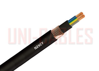 中国 XLPE N2XCY VDE 0276の603低電圧ケーブル0。同心の保護CUのコンダクターとの6 1kV サプライヤー